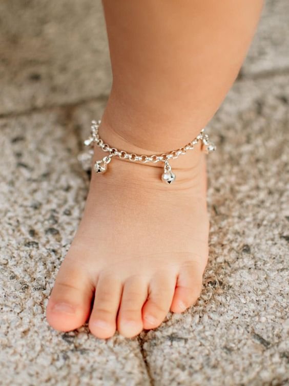 Bengali Annaprashan Gift as Anklet