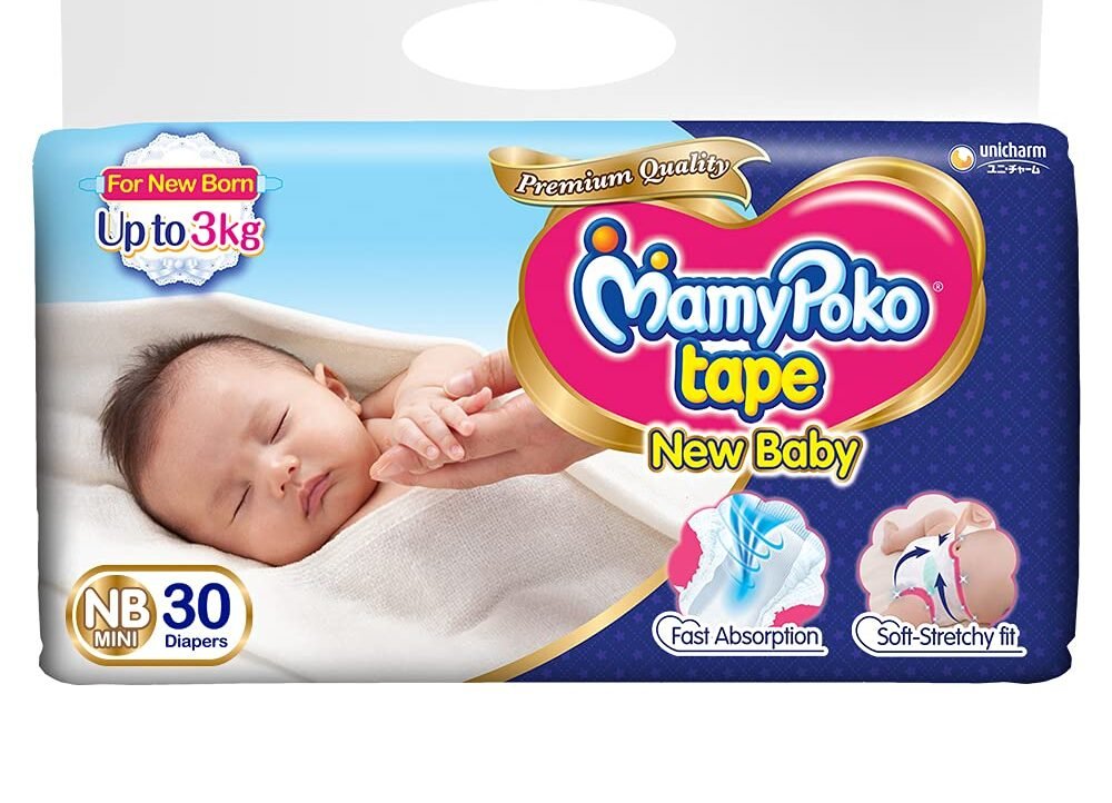 Taped diapers for newborn Mammy Poko Pants