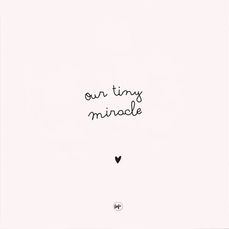 Sleeping baby quotes tiny miracle