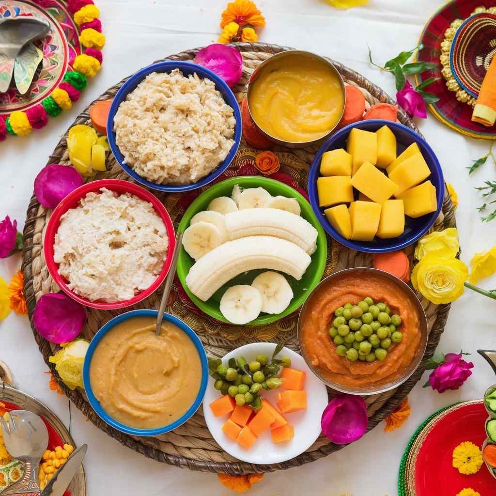 Baby Annaprashan ceremony foods