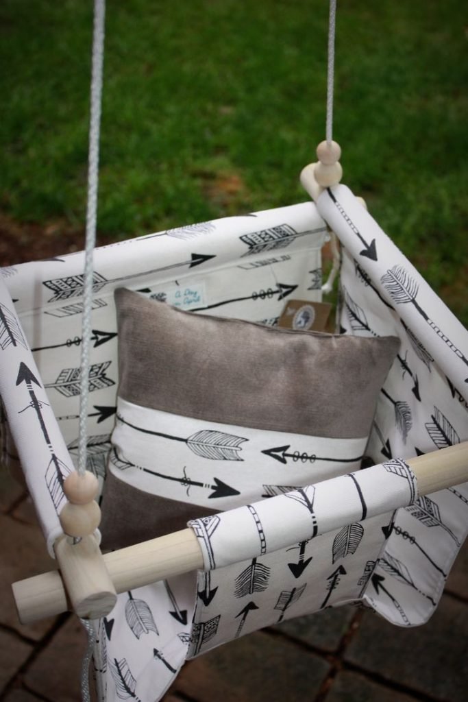 Baby Swing with soft fabric for travel