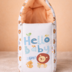 Animal Cartoon Print Baby Nest Made With Soft Cotton