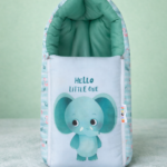 Elephant Cartoon Print Baby Nest With Super Soft Filling