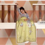 Yellow  Color Elephant Print Duvet Quilt for Newborn Baby