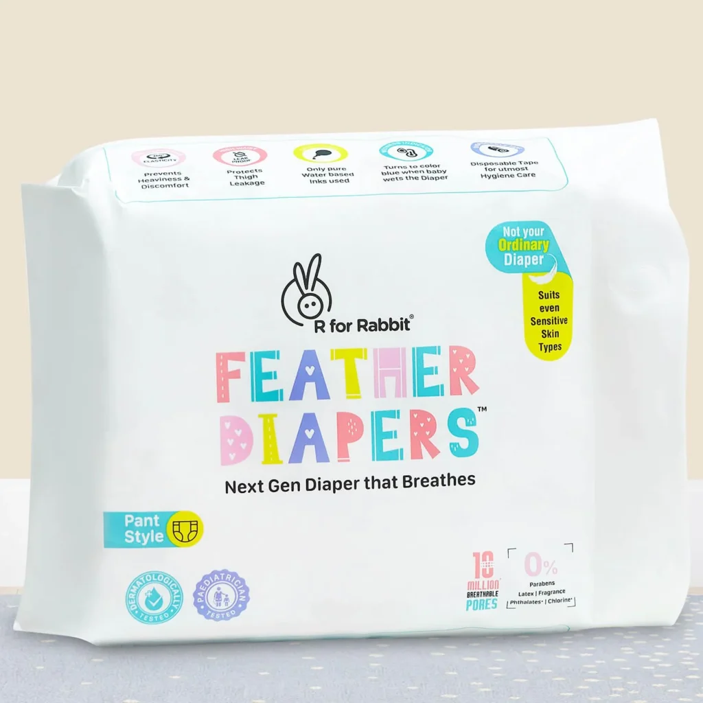 best diaper for baby India - R for Rabbit