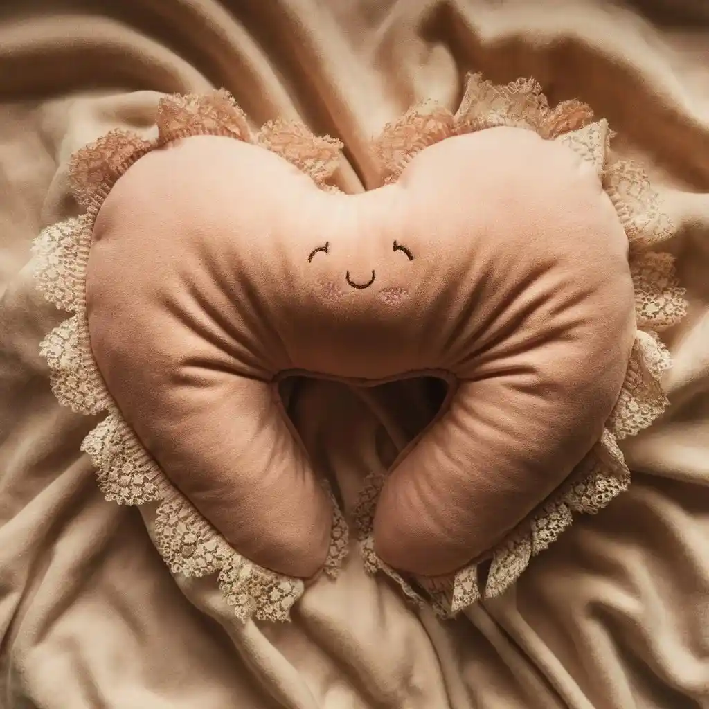 Heart Shape Baby Head Shaping Pillow