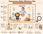 Pista Green House Print Baby Milestone Mat Online - Image 7