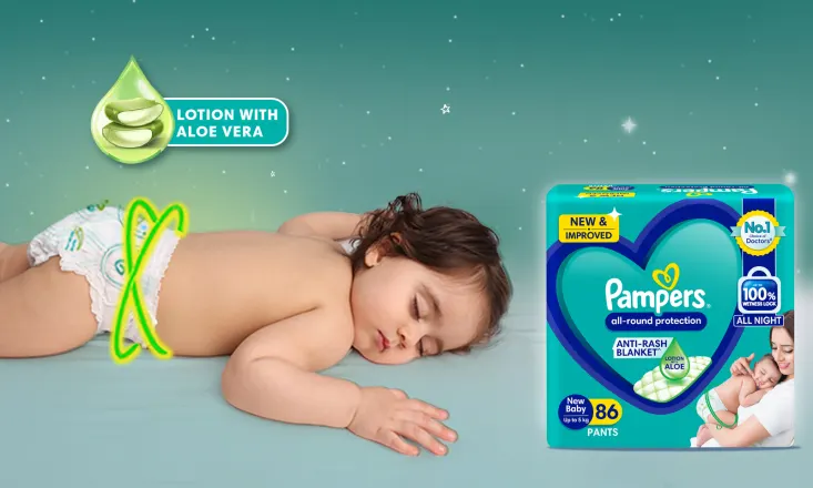 best baby diapers brand - Pamper with Aloe Vera ingredient