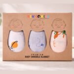 Cotton Muslin Baby Swaddle for New Born Baby - Pack of 3 - Image 5