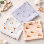Cotton Muslin Baby Swaddle for New Born Baby - Pack of 3 - Image 4