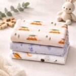 Cotton Muslin Baby Swaddle for New Born Baby - Pack of 3 - Image 3