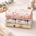 Cotton Muslin Baby Swaddle and Wrapper for Infants and New born - Image 3