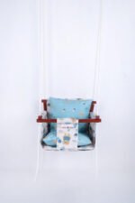 White-Yellow Cute Adjustable Swing Jhula For Babies And Small Childs - Image 3