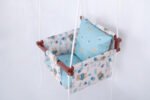 White-Yellow Cute Adjustable Swing Jhula For Babies And Small Childs - Image 4