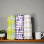 Cotton Muslin Baby Swaddle and Wrapper for New Born Baby - Pack of 3 - Image 3