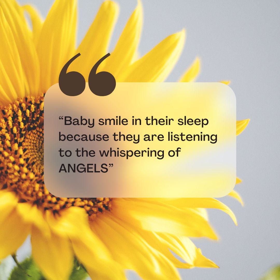 Sleeping baby quotes to express love